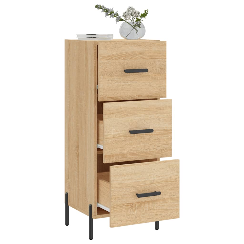 Sideboard Sonoma Oak 34.5x34x90 cm Engineered Wood