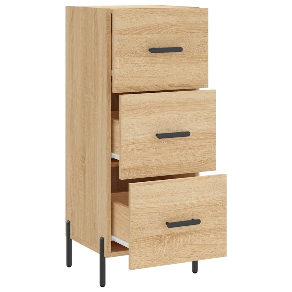 Sideboard Sonoma Oak 34.5x34x90 cm Engineered Wood