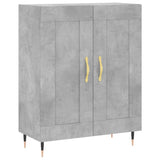 Sideboard Concrete Grey 69.5x34x90 cm Engineered Wood