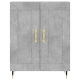 Sideboard Concrete Grey 69.5x34x90 cm Engineered Wood