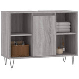 Bathroom Cabinet Grey Sonoma 80x33x60 cm Engineered Wood