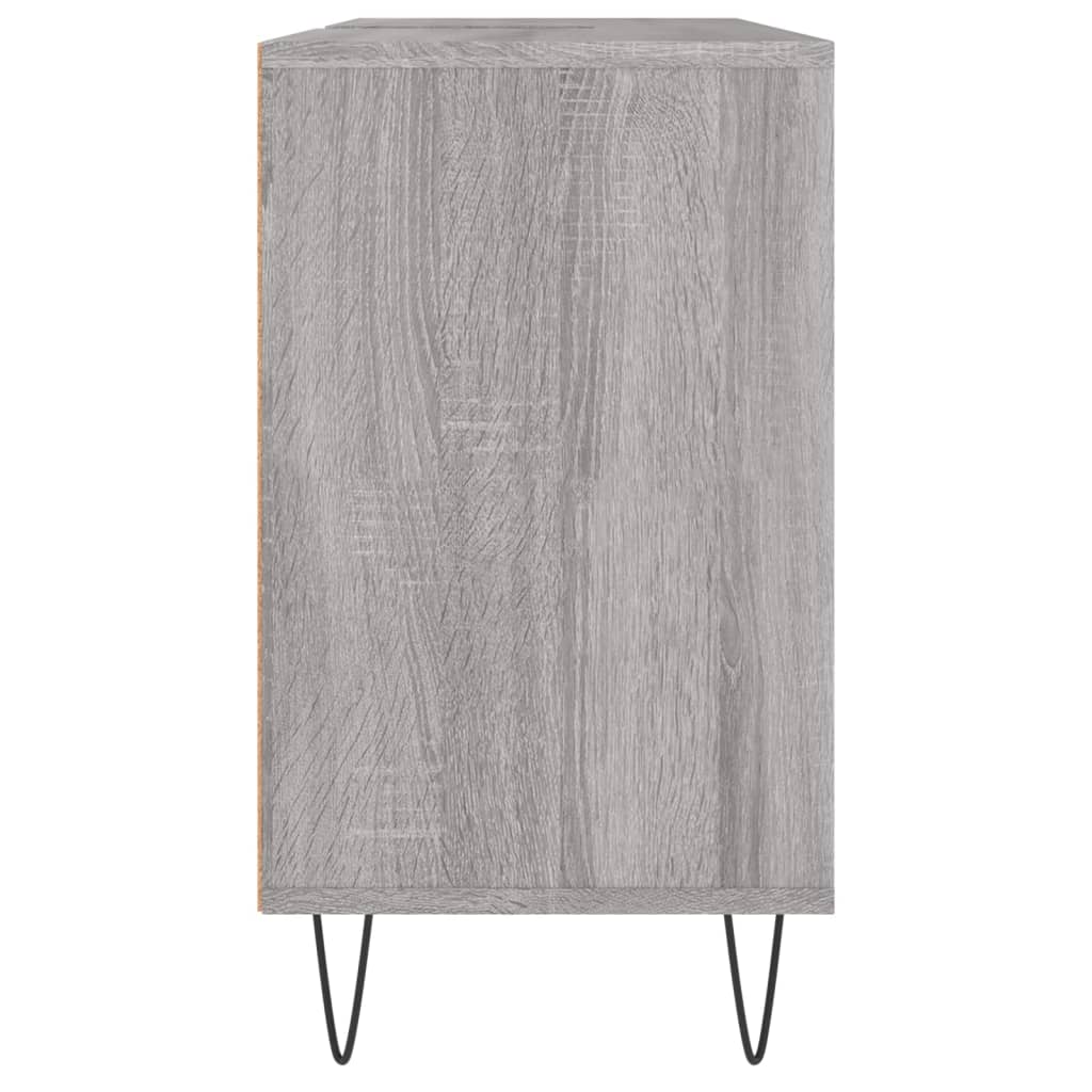 Bathroom Cabinet Grey Sonoma 80x33x60 cm Engineered Wood