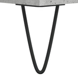 Bedside Cabinet Concrete Grey 40x30x50 cm Engineered Wood