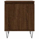 Bedside Cabinet Brown Oak 40x30x50 cm Engineered Wood