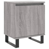 Bedside Cabinet Grey Sonoma 40x30x50 cm Engineered Wood