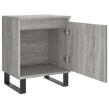 Bedside Cabinet Grey Sonoma 40x30x50 cm Engineered Wood