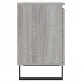 Bedside Cabinet Grey Sonoma 40x30x50 cm Engineered Wood