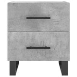 Bedside Cabinets 2 pcs Concrete Grey 40x35x47.5 cm Engineered Wood