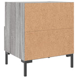 Bedside Cabinets 2 pcs Grey Sonoma 40x35x47.5 cm Engineered Wood