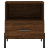 Bedside Cabinets 2 pcs Brown Oak 40x35x47.5 cm Engineered Wood