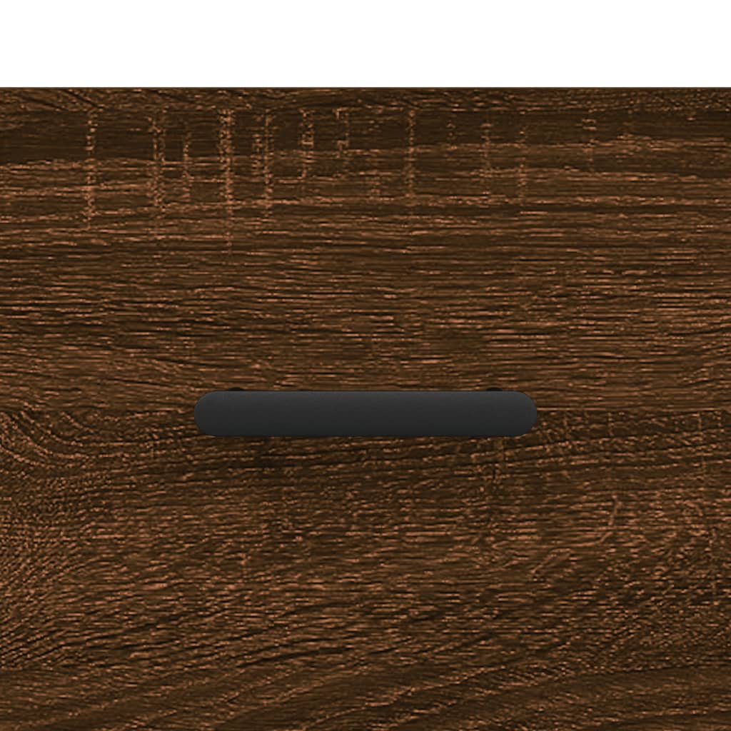 Bedside Cabinets 2 pcs Brown Oak 40x35x47.5 cm Engineered Wood