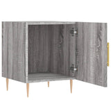 Bedside Cabinet Grey Sonoma 40x40x50 cm Engineered Wood