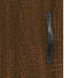 Bedside Cabinet Brown Oak 40x40x50 cm Engineered Wood