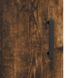 Bedside Cabinet Smoked Oak 40x40x50 cm Engineered Wood