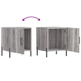 Bedside Cabinet Grey Sonoma 40x40x50 cm Engineered Wood