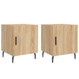Bedside Cabinets 2 pcs Sonoma Oak 40x40x50 cm Engineered Wood