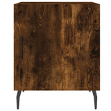 Bedside Cabinet Smoked Oak 40x40x50 cm Engineered Wood