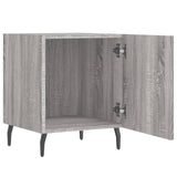 Bedside Cabinets 2 pcs Grey Sonoma 40x40x50 cm Engineered Wood