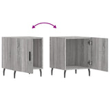 Bedside Cabinets 2 pcs Grey Sonoma 40x40x50 cm Engineered Wood