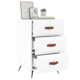 Bedside Cabinet White 40x40x66 cm Engineered Wood