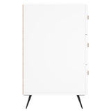 Bedside Cabinet White 40x40x66 cm Engineered Wood