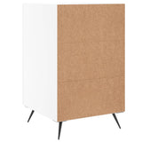 Bedside Cabinet White 40x40x66 cm Engineered Wood