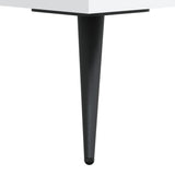 Bedside Cabinet White 40x40x66 cm Engineered Wood