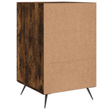 Bedside Cabinet Smoked Oak 40x40x66 cm Engineered Wood