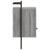 Bedside Cabinets Wall-mounted 2 pcs Grey Sonoma 40x30x61 cm Engineered Wood