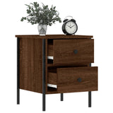 Bedside Cabinets 2 pcs Brown Oak 40x42x50 cm Engineered Wood
