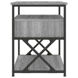 Bedside Cabinet Grey Sonoma 40x42x55 cm Engineered Wood