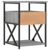 Bedside Cabinet Grey Sonoma 40x42x55 cm Engineered Wood