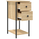 Bedside Cabinet Sonoma Oak 32x42x70 cm Engineered Wood