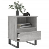 Bedside Cabinets 2 pcs Grey Sonoma 40x35x50 cm Engineered Wood