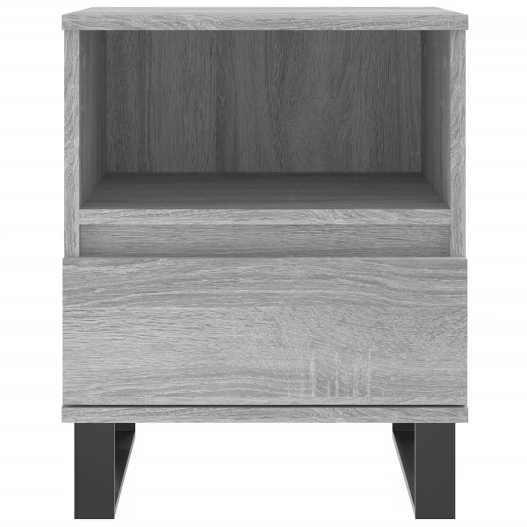 Bedside Cabinets 2 pcs Grey Sonoma 40x35x50 cm Engineered Wood