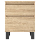 Bedside Cabinets 2 pcs Sonoma Oak 40x35x50 cm Engineered Wood