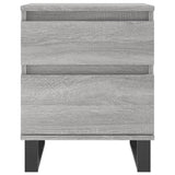 Bedside Cabinets 2 pcs Grey Sonoma 40x35x50 cm Engineered Wood