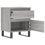 Bedside Cabinets 2 pcs Grey Sonoma 40x35x50 cm Engineered Wood
