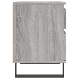 Bedside Cabinets 2 pcs Grey Sonoma 40x35x50 cm Engineered Wood