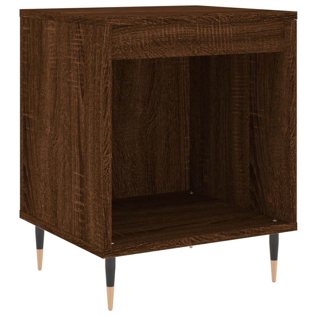 Bedside Cabinets 2 pcs Brown Oak 40x35x50 cm Engineered Wood