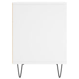 Bedside Cabinet White 40x35x50 cm Engineered Wood