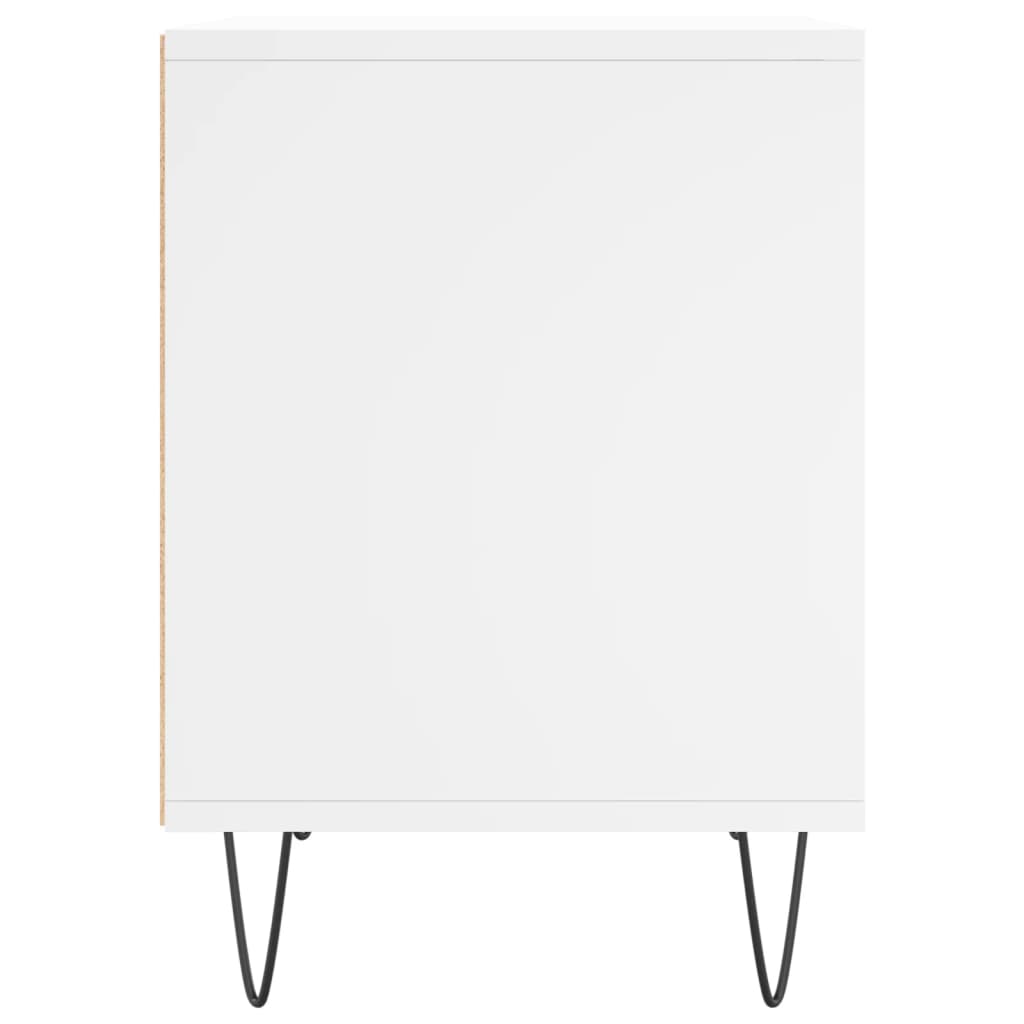 Bedside Cabinets 2 pcs White 40x35x50 cm Engineered Wood
