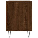 Bedside Cabinets 2 pcs Brown Oak 40x35x50 cm Engineered Wood
