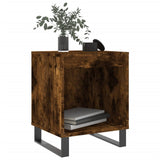 Bedside Cabinets 2 pcs Smoked Oak 40x35x50 cm Engineered Wood