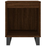Bedside Cabinets 2 pcs Brown Oak 40x35x50 cm Engineered Wood