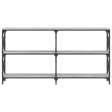 Console Table Grey Sonoma 156x28x80.5 cm Engineered Wood