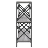 Console Table Grey Sonoma 156x28x80.5 cm Engineered Wood
