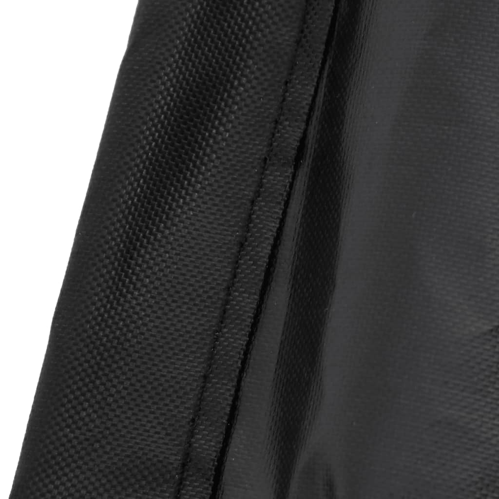 Garden Furniture Cover Round Black Ø 182x71 cm 420D Oxford