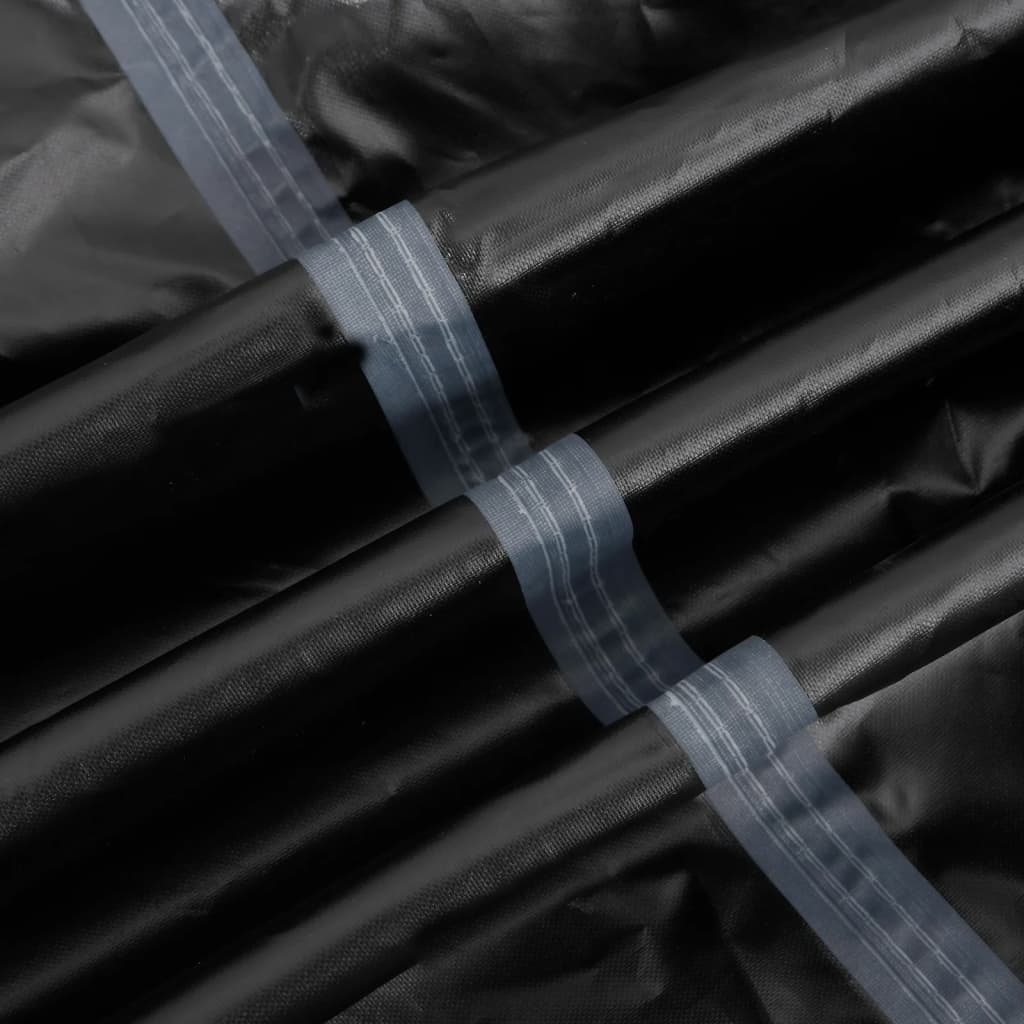 Garden Furniture Cover Round Black Ø 182x71 cm 420D Oxford