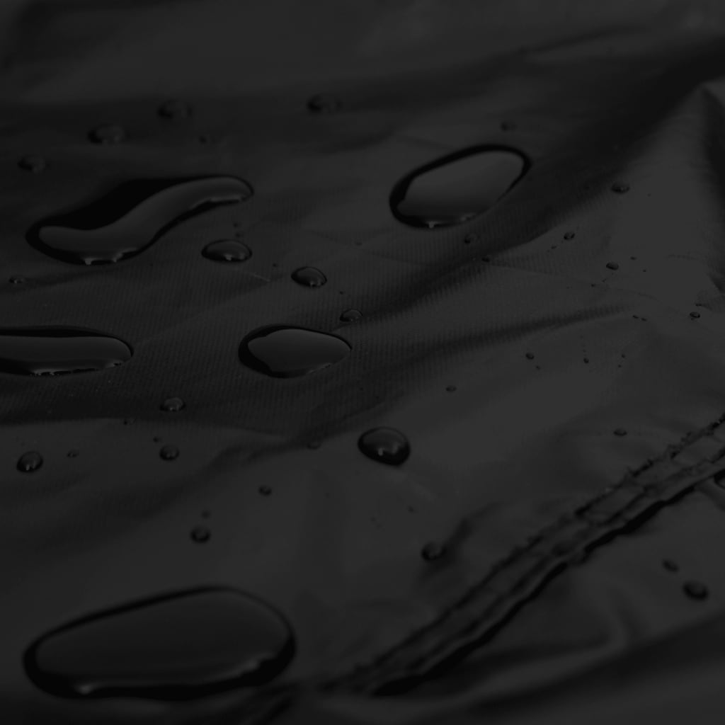 Garden Furniture Cover Round Black Ø 182x71 cm 420D Oxford